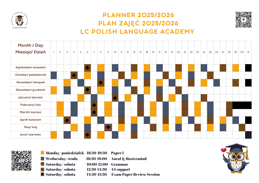 Academy Planner 2025-2026